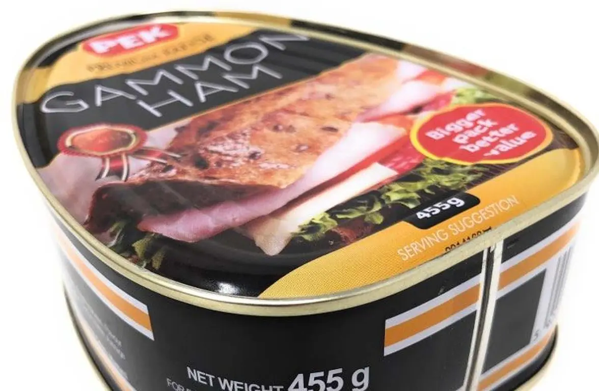 Pek Gammon Ham Packaging Design
